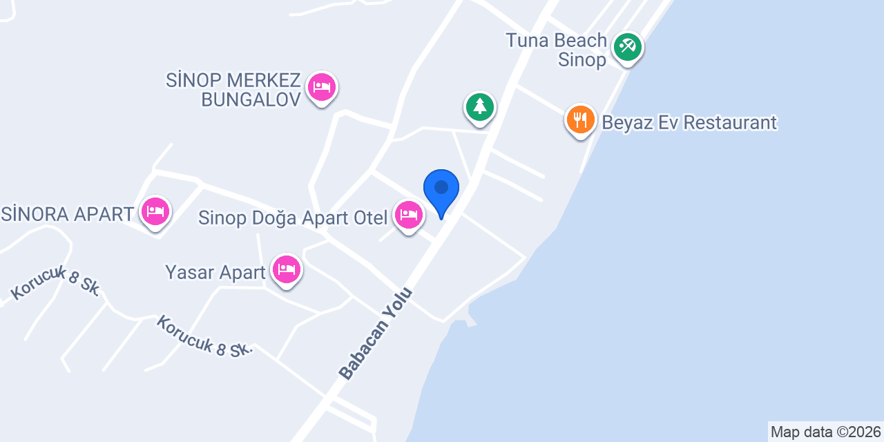 Bk Apart Sinop konumu