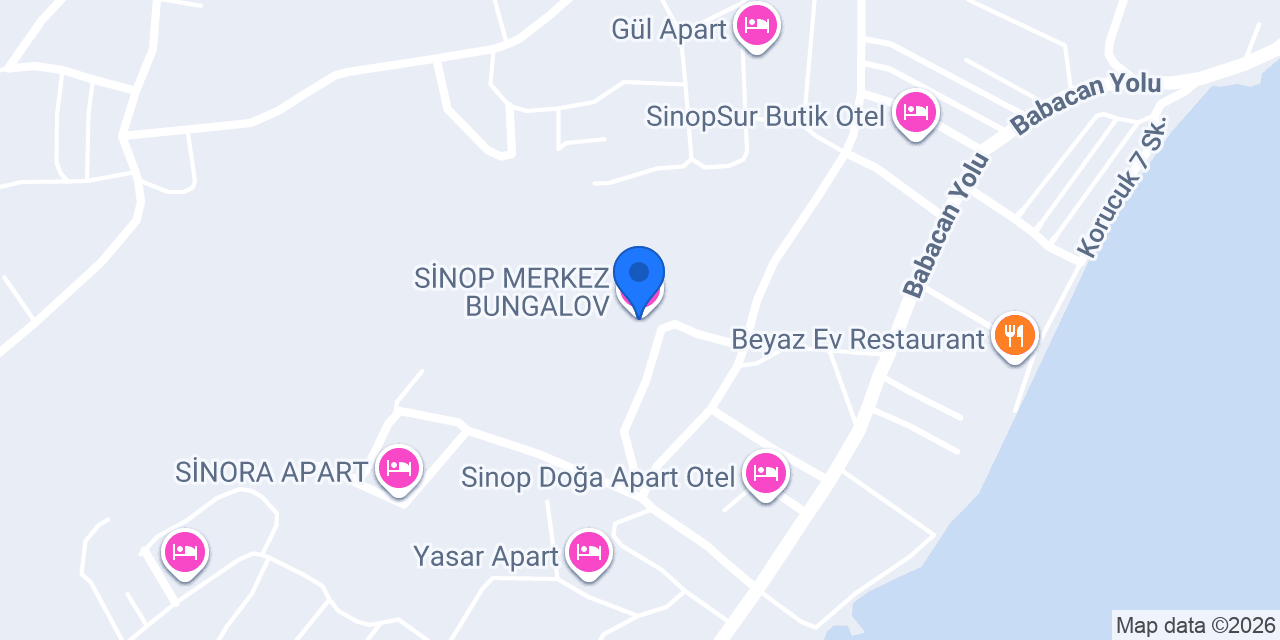 GÜNLÜK BUNGALOV konumu