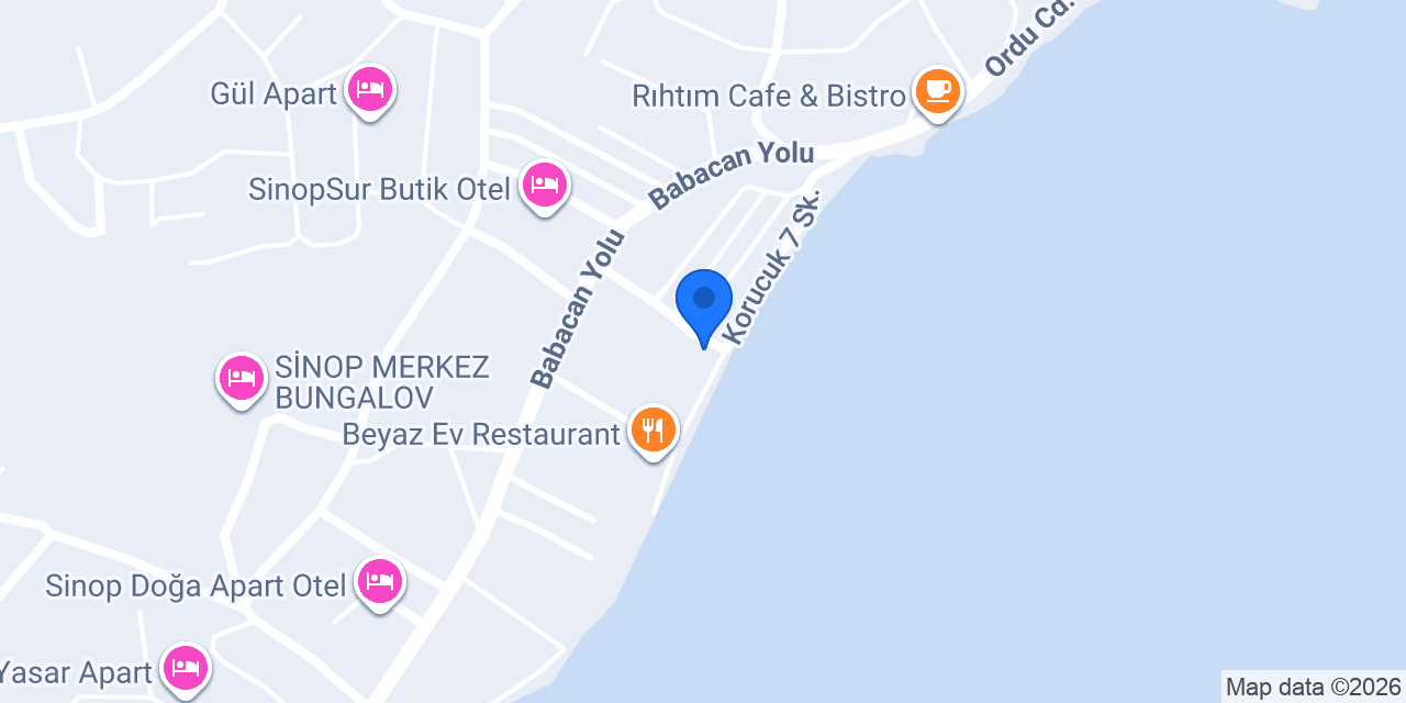 Sinop Konak Otel & Restaurant konumu