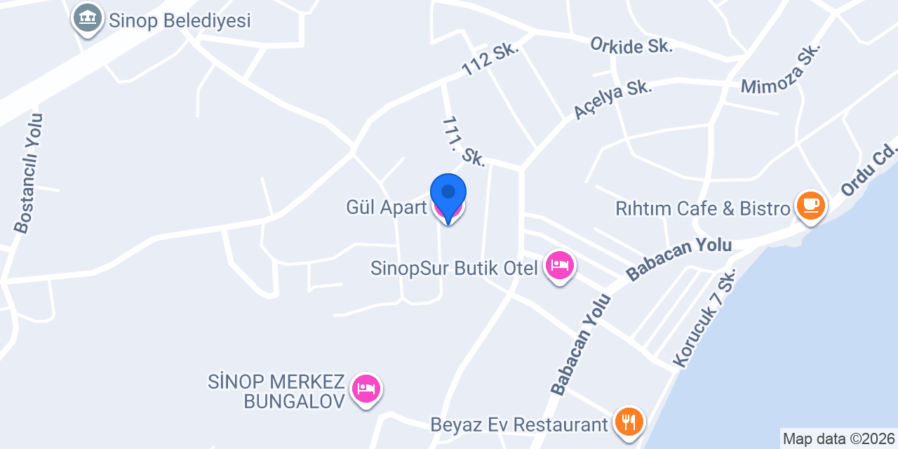 Gül Apart konumu