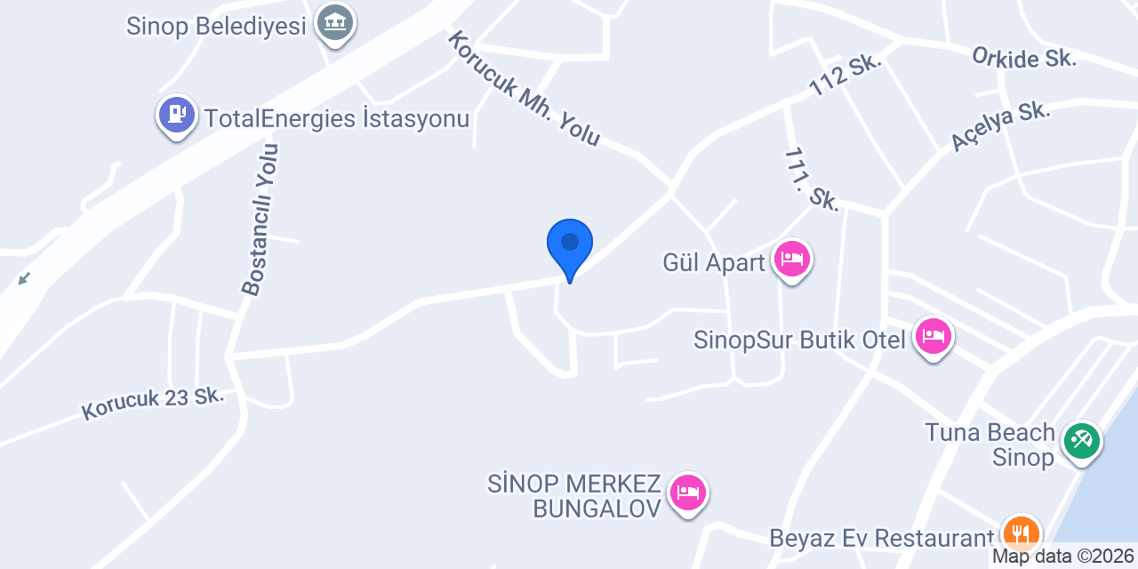 Karadeniz Pansiyon konumu