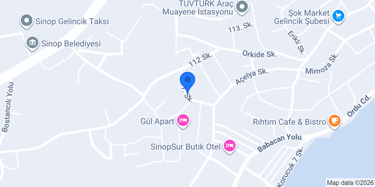 Sinop beton baskı konumu