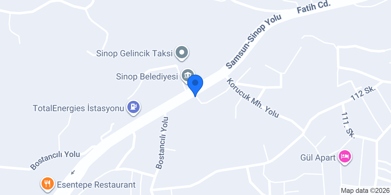 Sinop Merkez Psikoteknik konumu