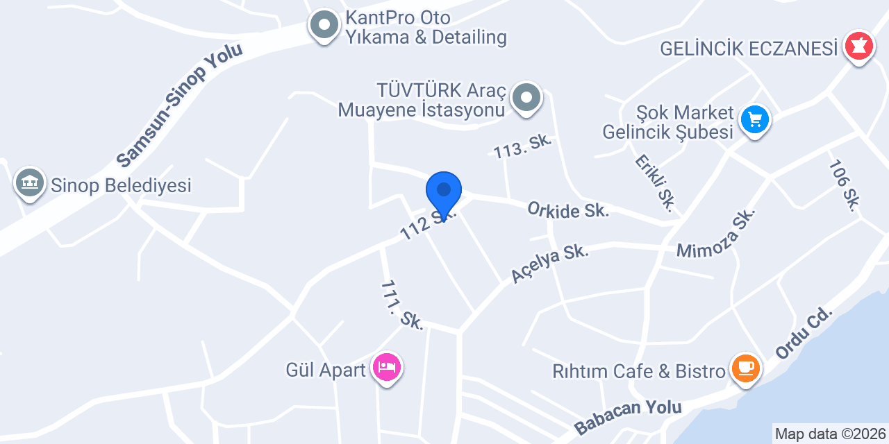 Sinop Bebek Fotoğrafcısı konumu