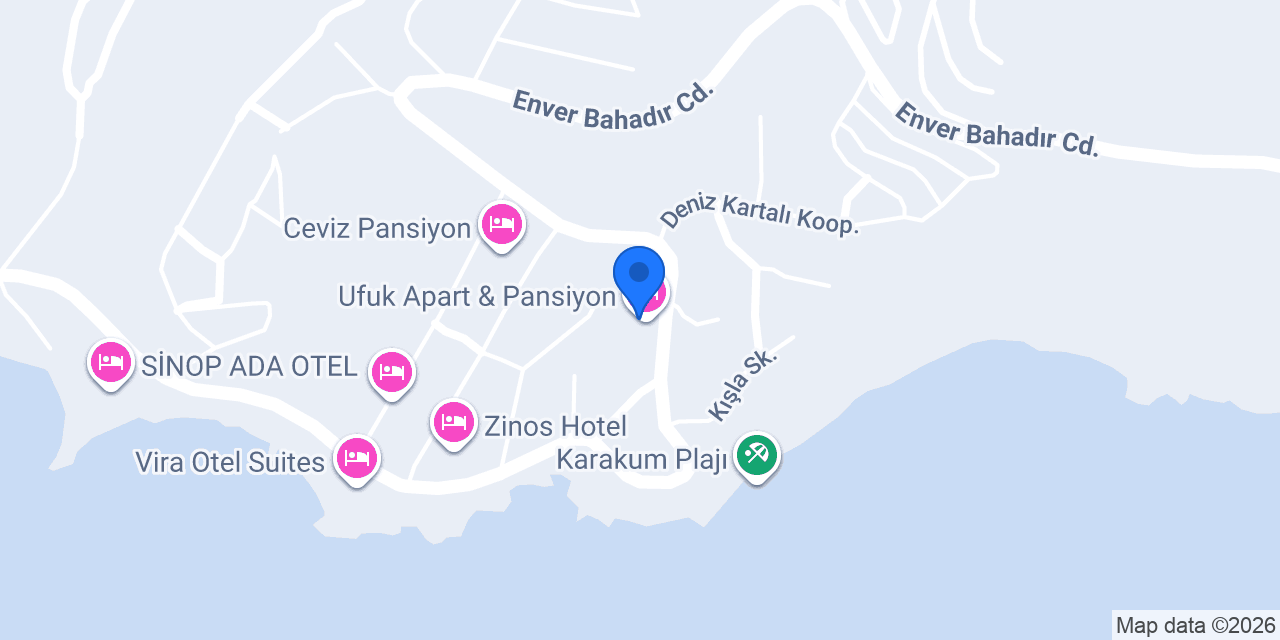 Ufuk Apart & Pansiyon konumu