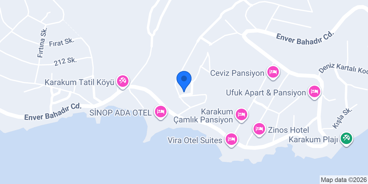 Ceviz Garden Sinop konumu