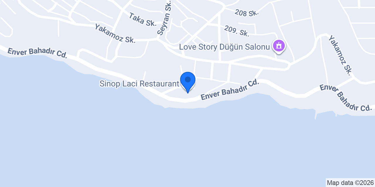 Sinop Laci Restaurant konumu