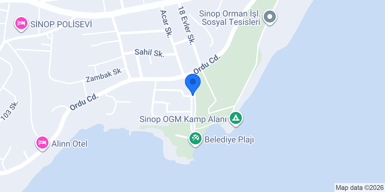 DEMİRAYLAR AİLE PANSİYONU konumu