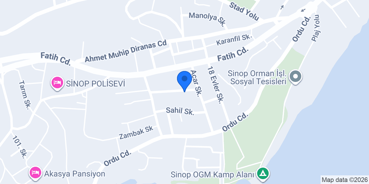 Gelincik İlkokulu konumu