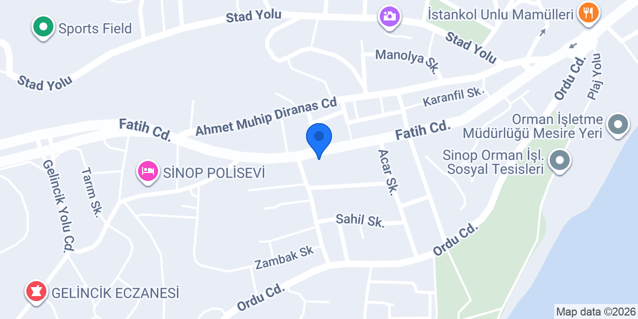 Pak Fırın konumu