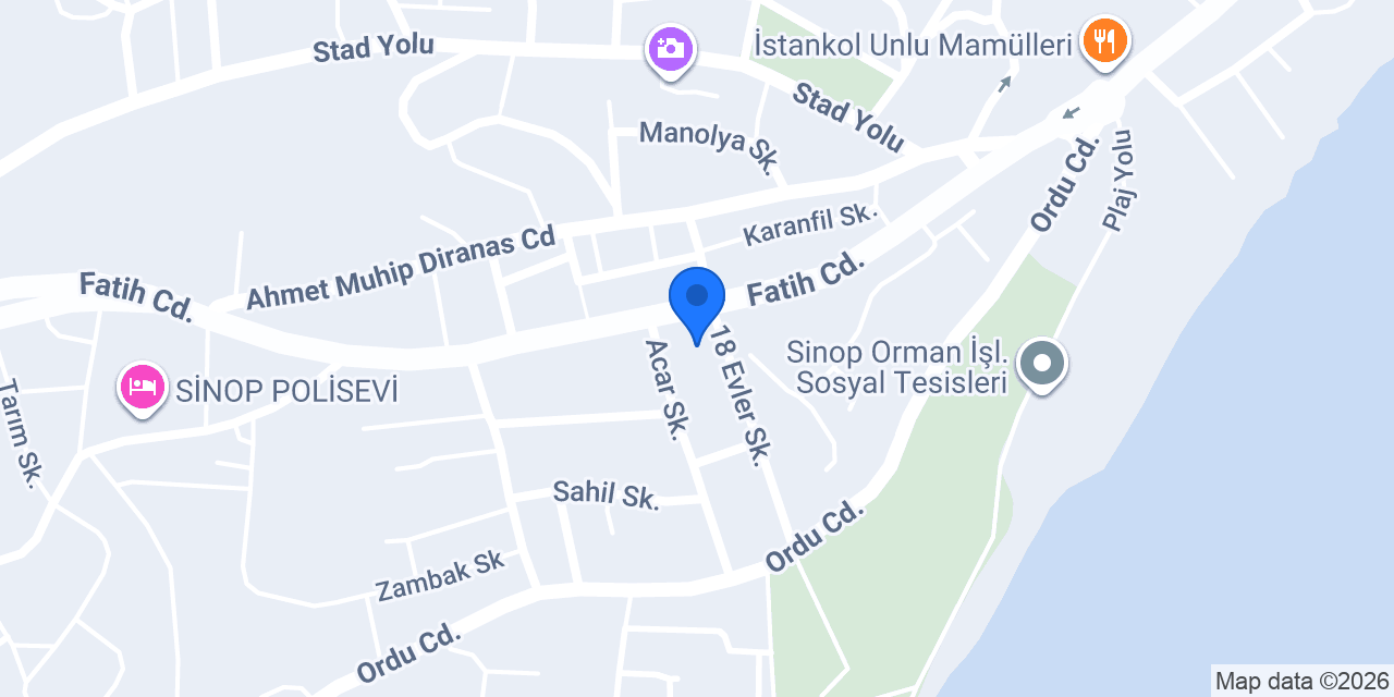 OFD Çevre Mühendislik konumu