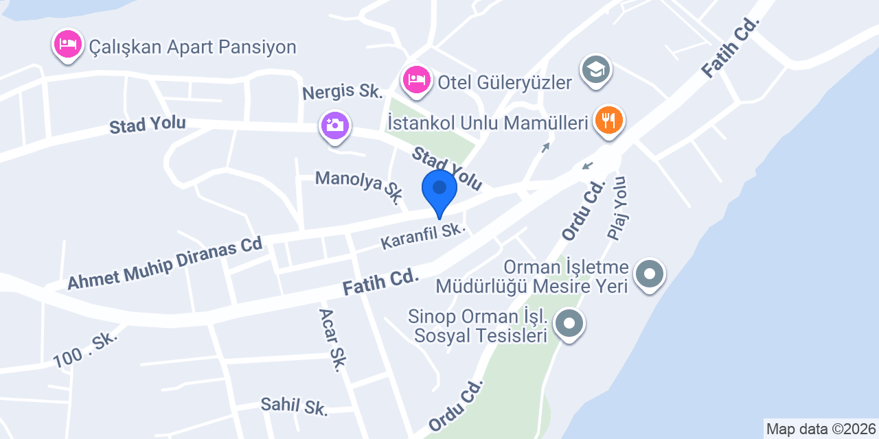 Erdoğan Mekanik Tesisat konumu