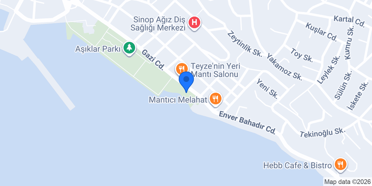 SAHİL CAFE konumu