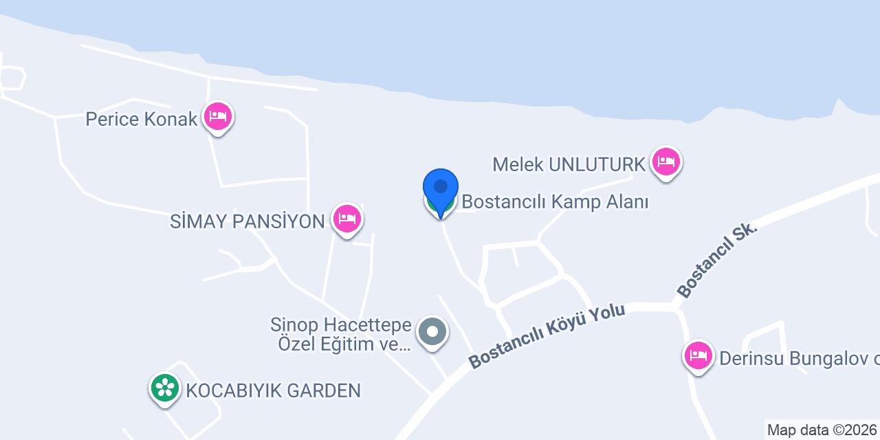 Bostancılı Kamp Alanı konumu