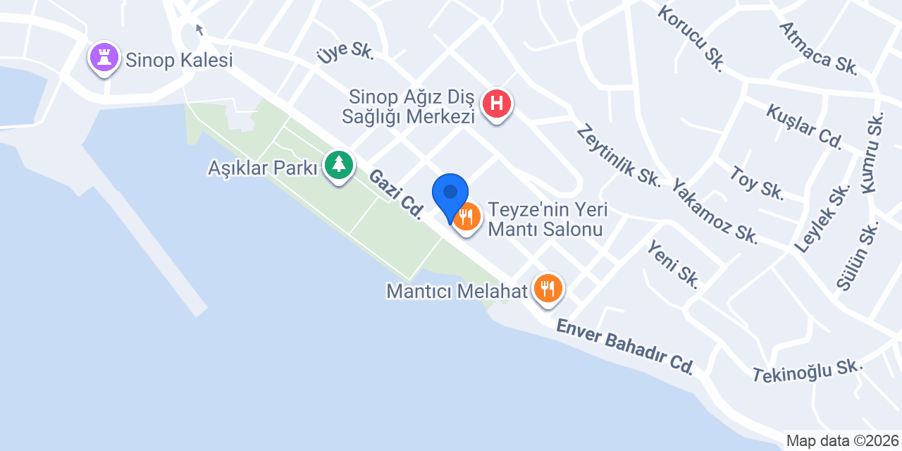 Sinop taksi konumu