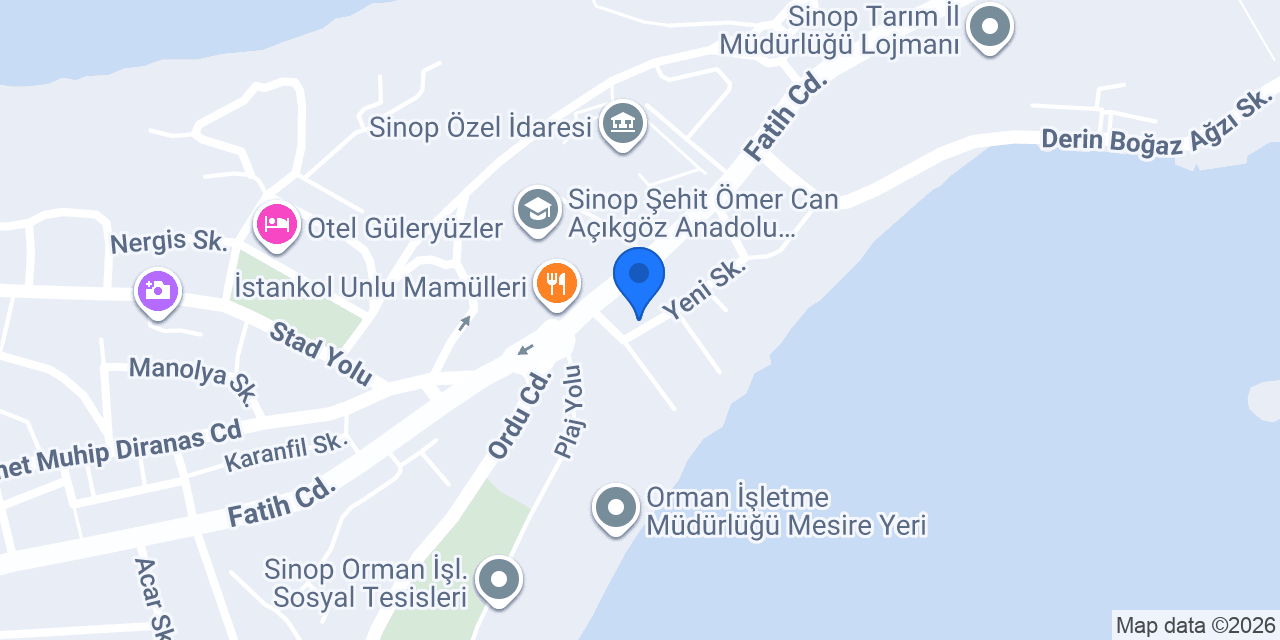 Sinope Tours konumu