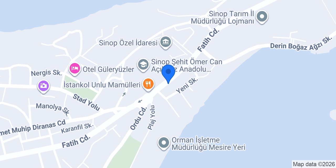 Sinop Kumpir konumu