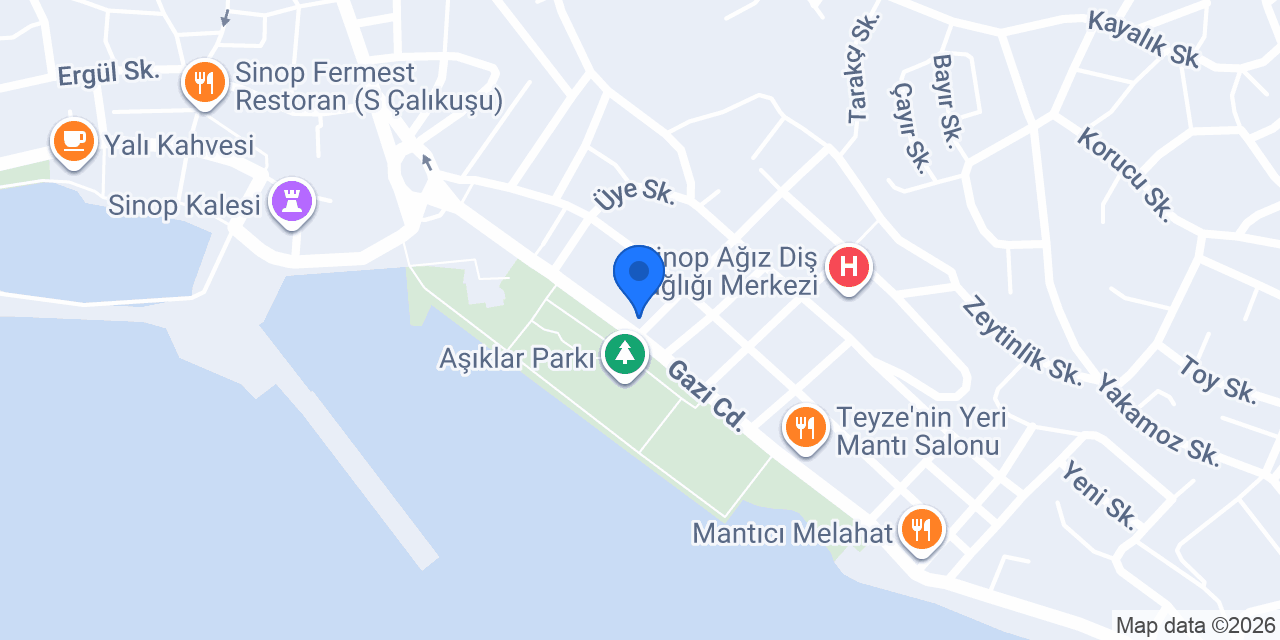FARK YAPI MARKET SİNOP konumu