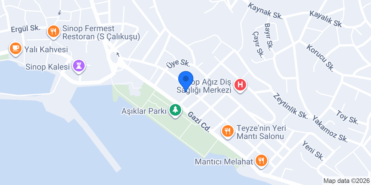 Süleyman Durmuş Diş Kliniği konumu