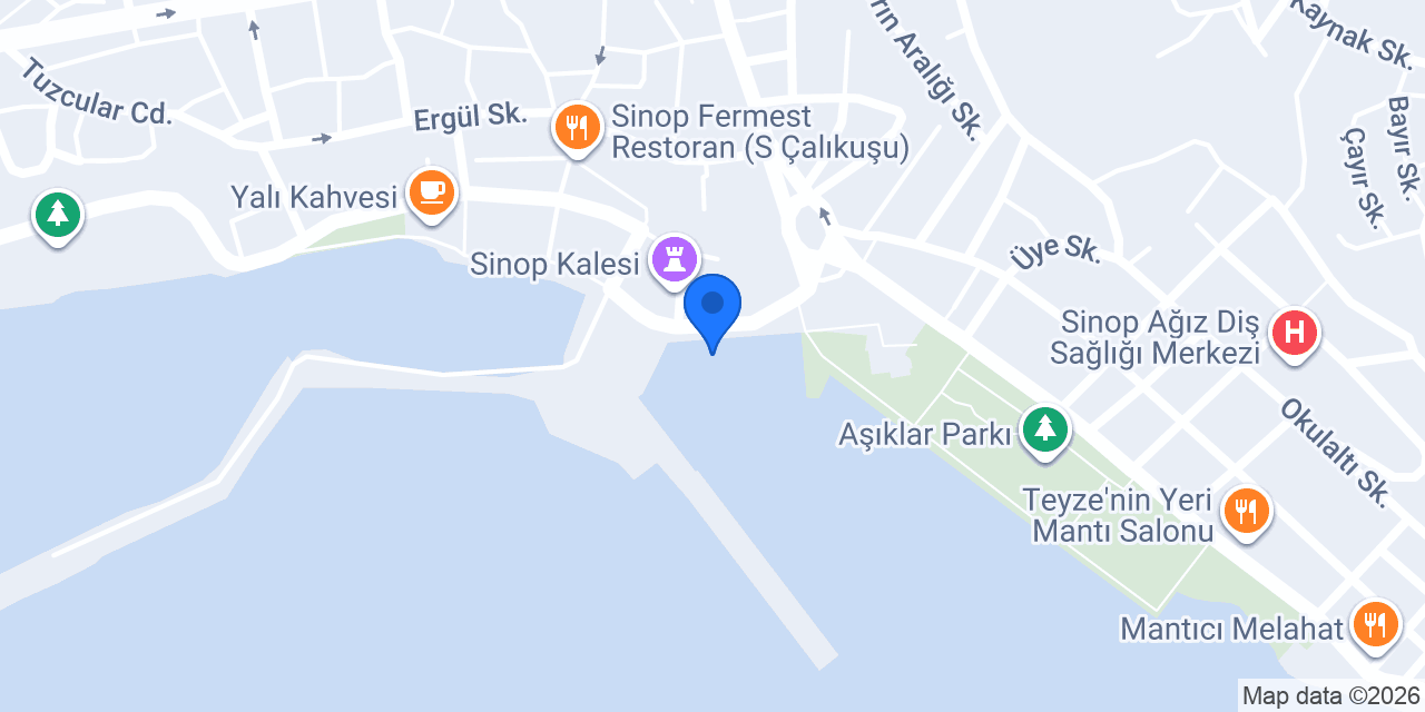 Ceylin 1 Gezi teknesi konumu