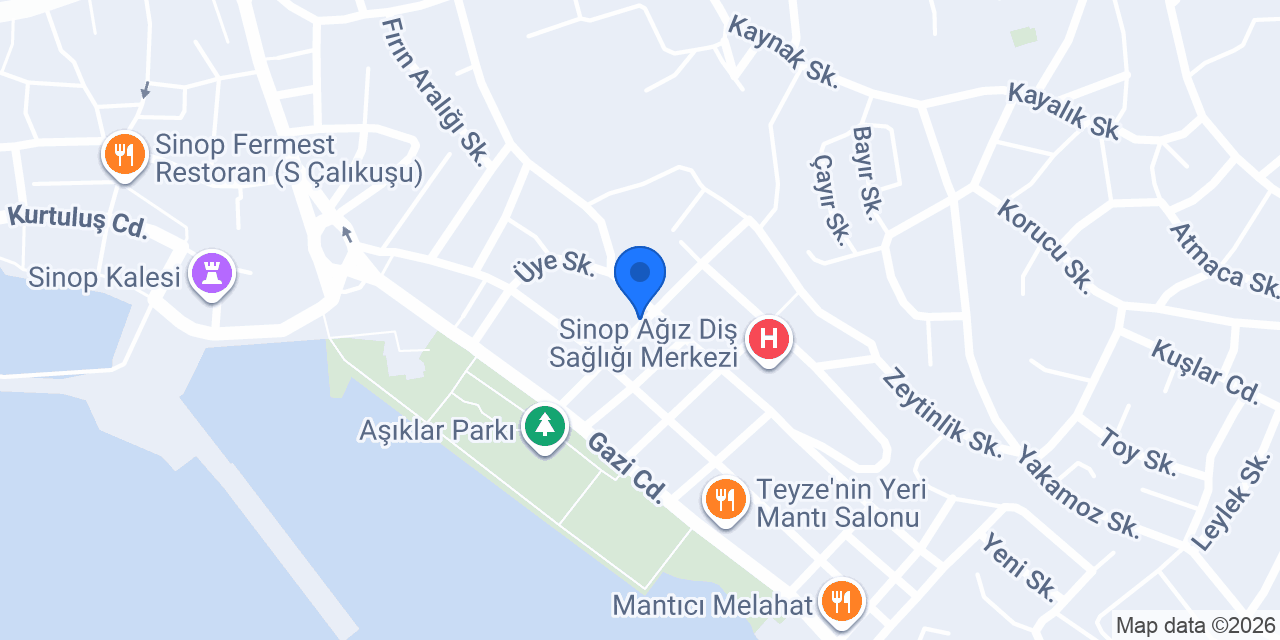 Sinop Simit Center konumu