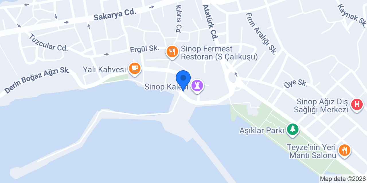 MAVİ AY PANSİYON ( KAPALI) konumu