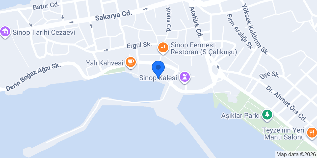 Saray Restoran konumu