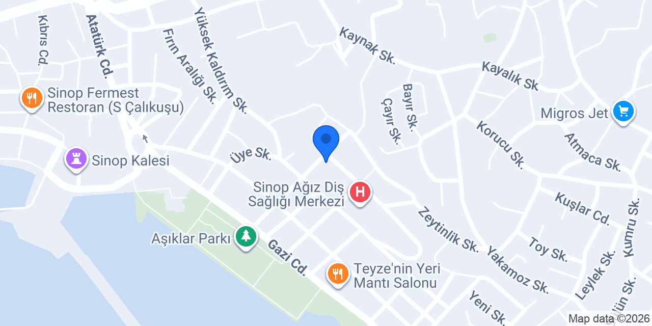 İstiklal İlkokulu konumu