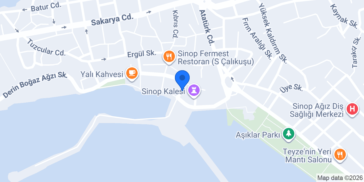 Sinop Örnek Mantı konumu