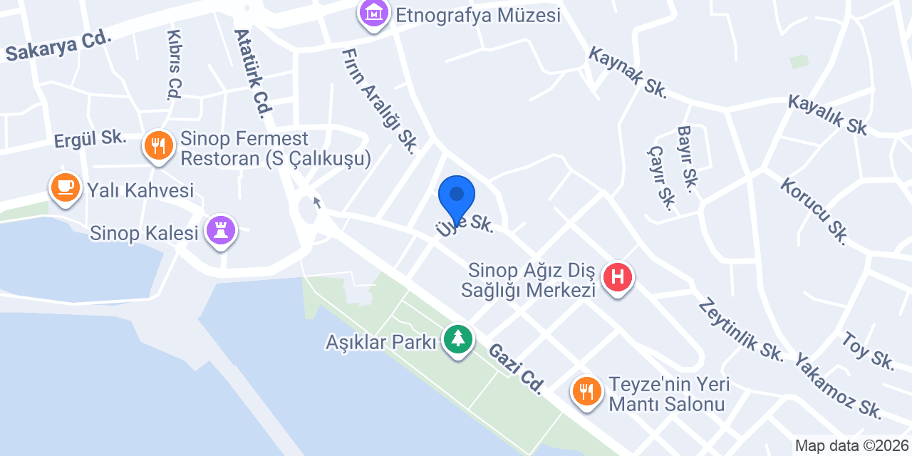 DilHan sinop yöresel ürünler konumu