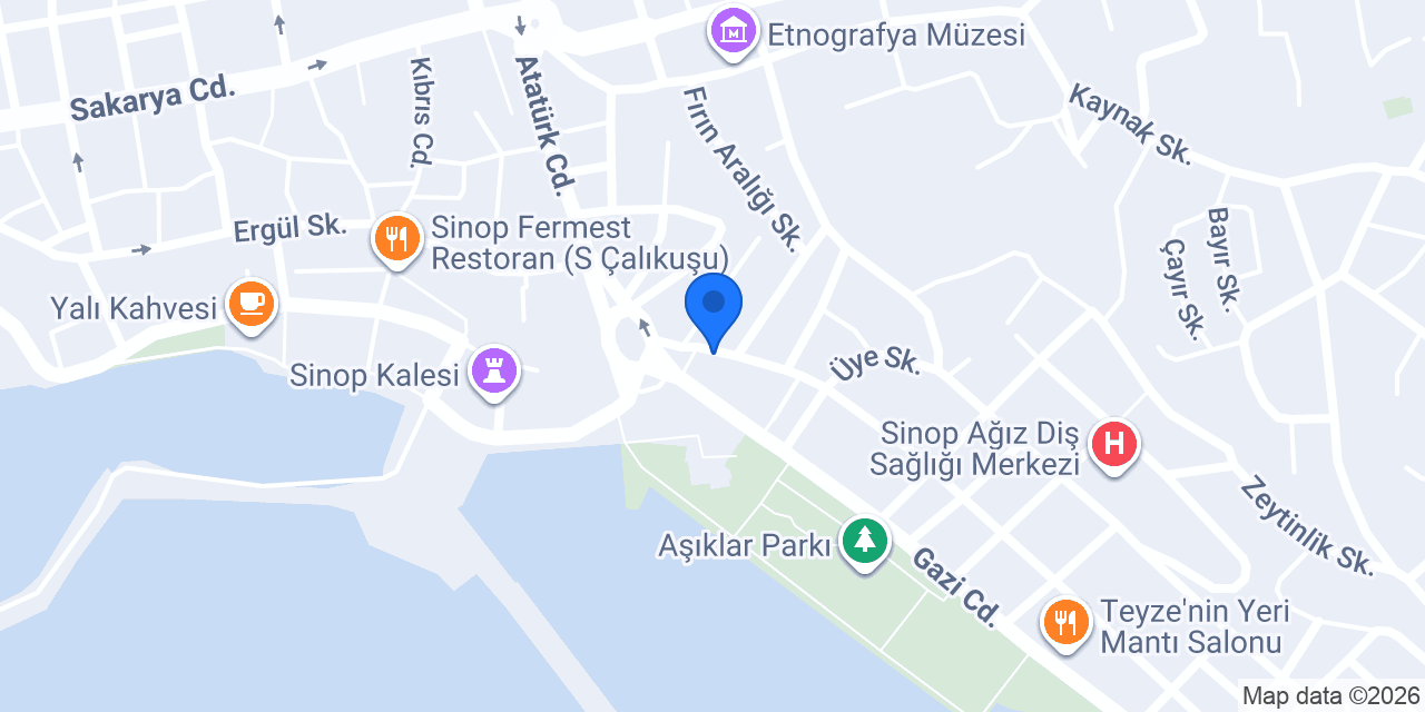 Tatlıcılar Pastanesi konumu