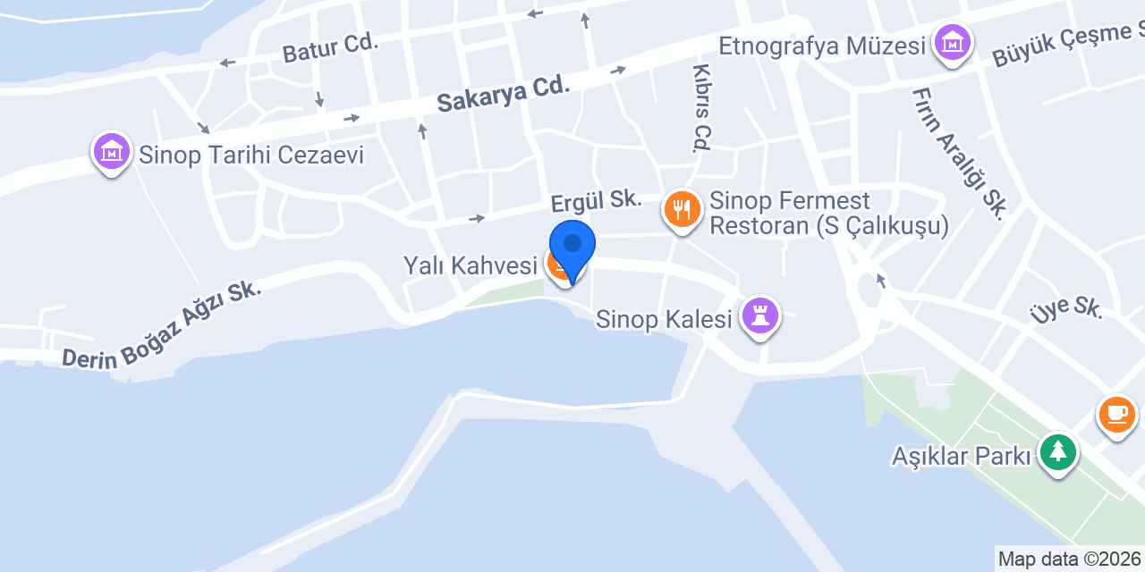 Acente Sinop konumu