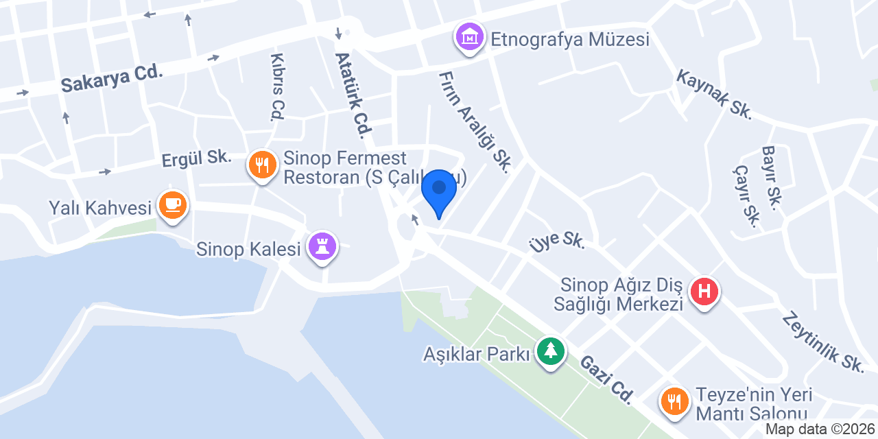 ATLANTİK EMLAK konumu