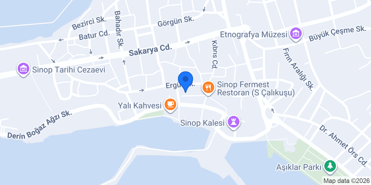 Sinop Dolunay Sigorta konumu