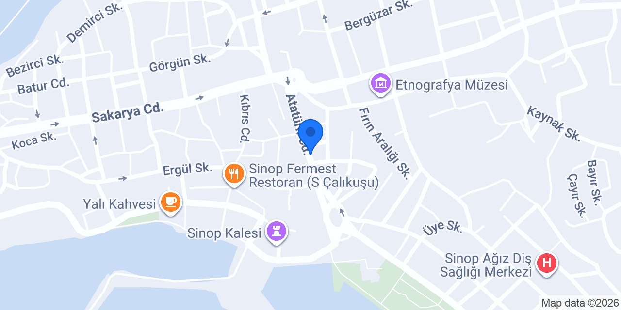 Ataevi Kitap Kafe konumu
