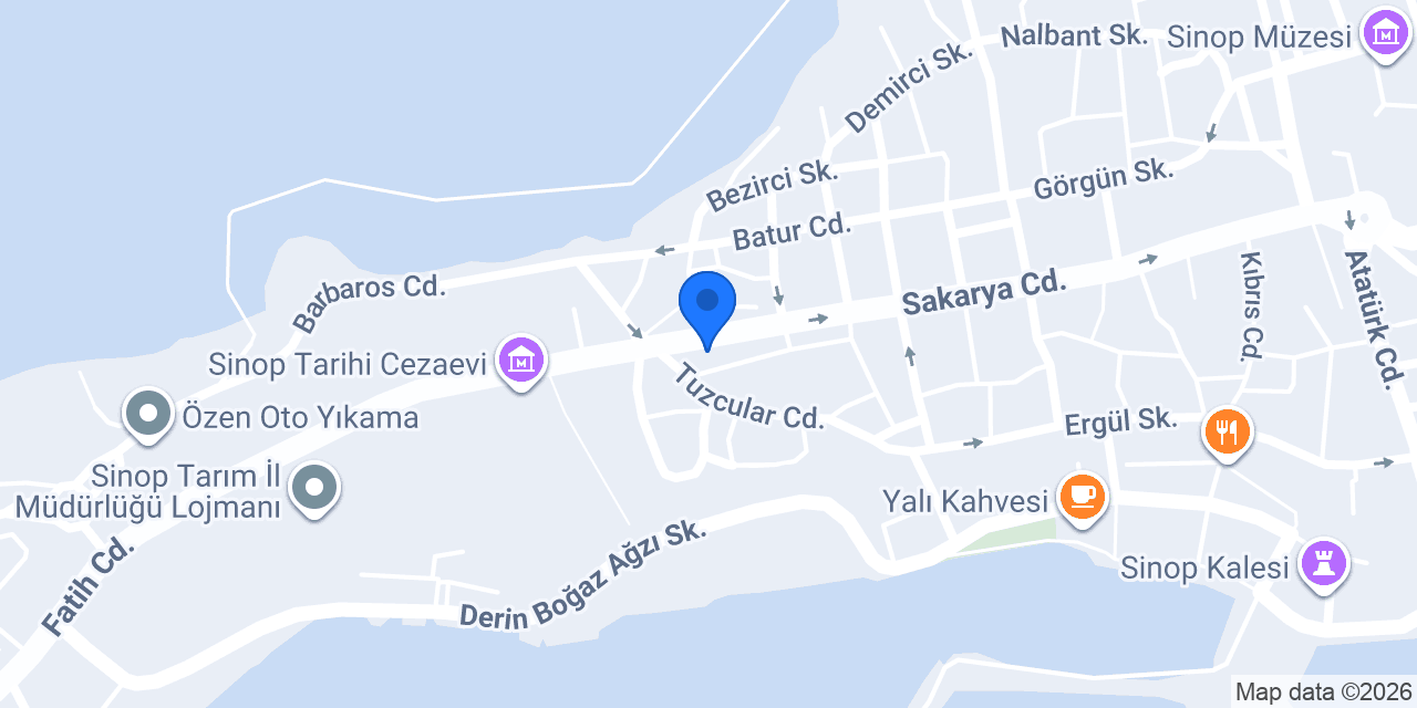 Toyzz Shop Sinop konumu