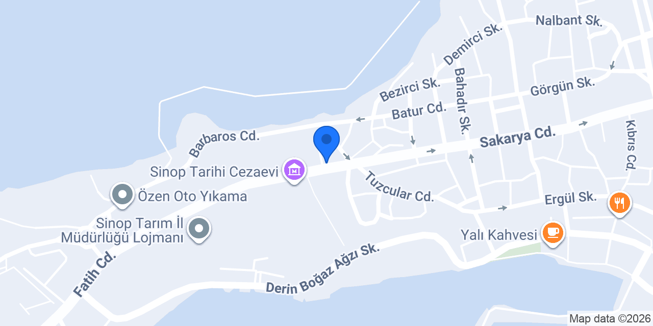 EKLERİSTAN SİNOP konumu