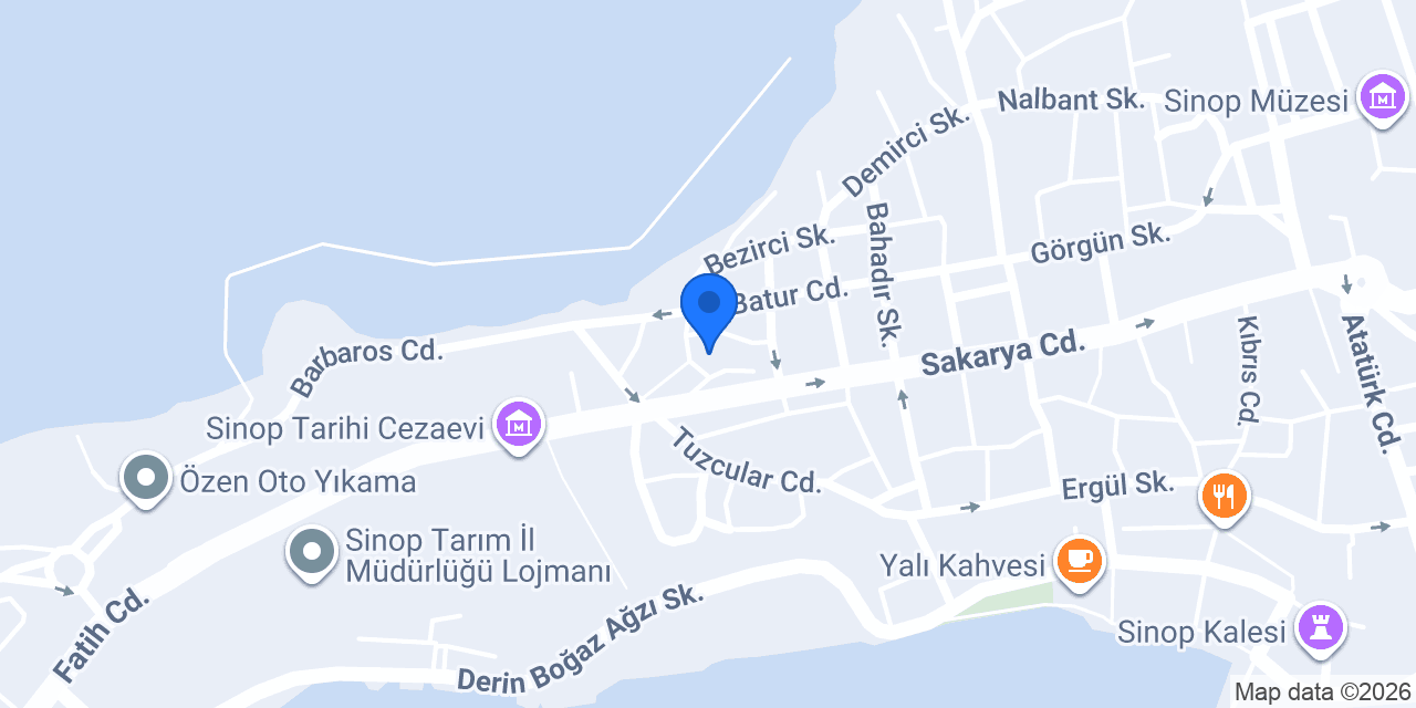 HAL Sinop Buluşma Merkezi konumu