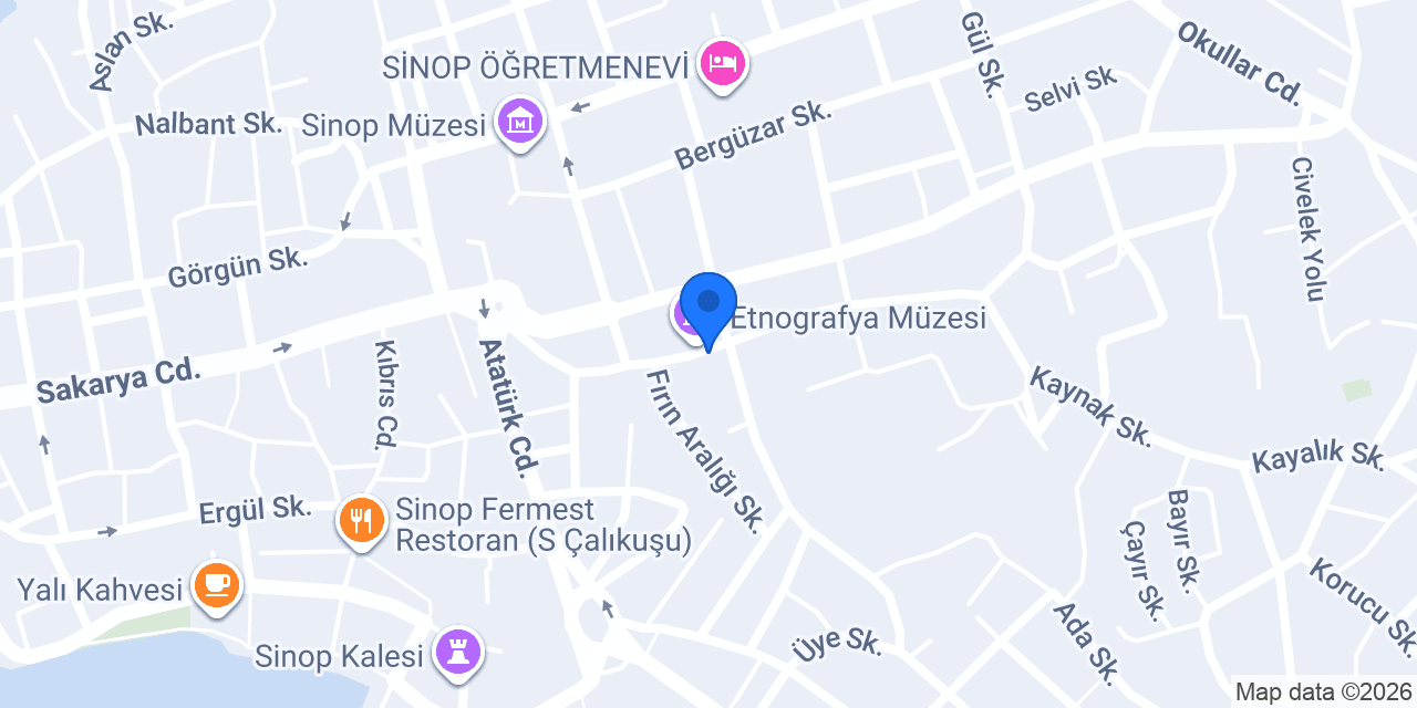 Platinum Sigorta Sinop Şube konumu
