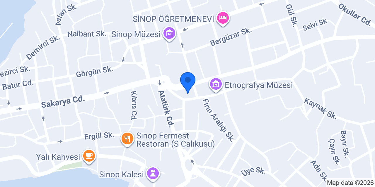 Sinop Botanik Çiçekçilik konumu