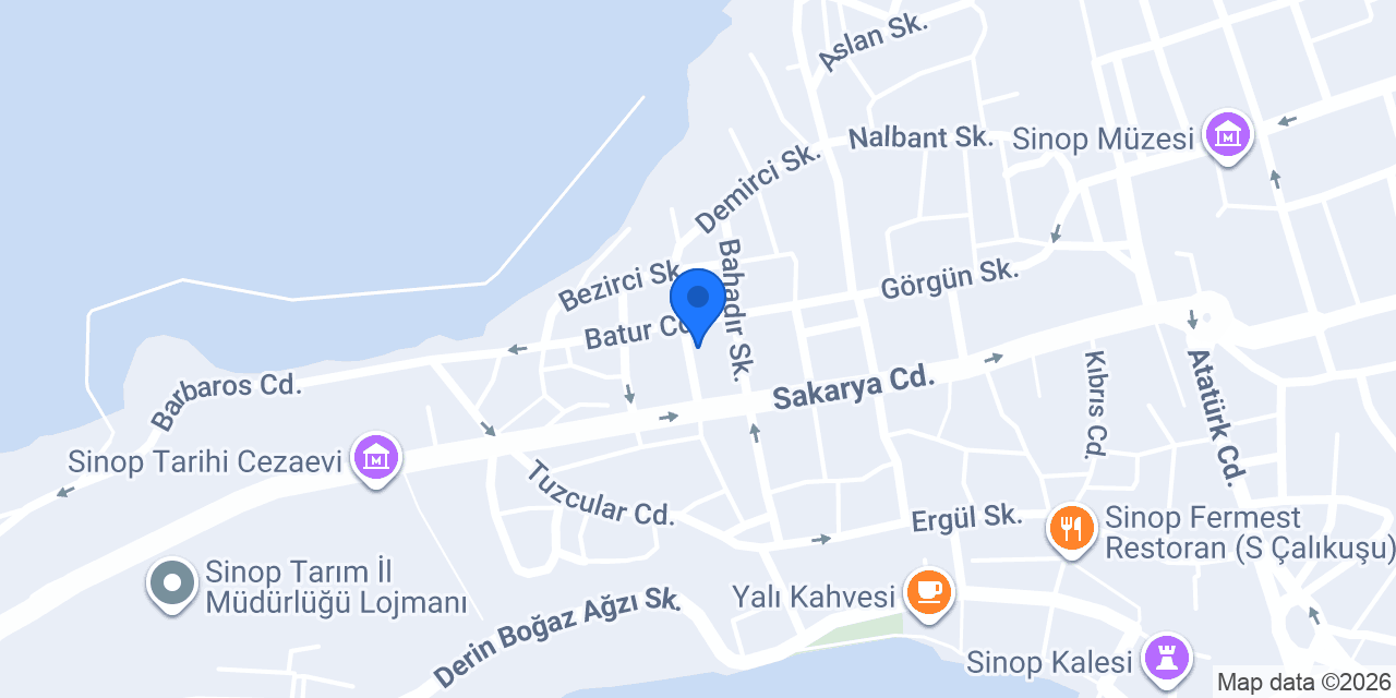sinop ilim ve irşad derneği konumu