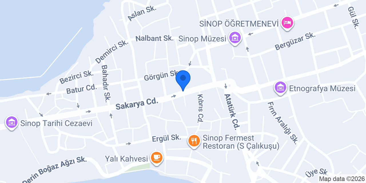 Kuaför Erkan konumu