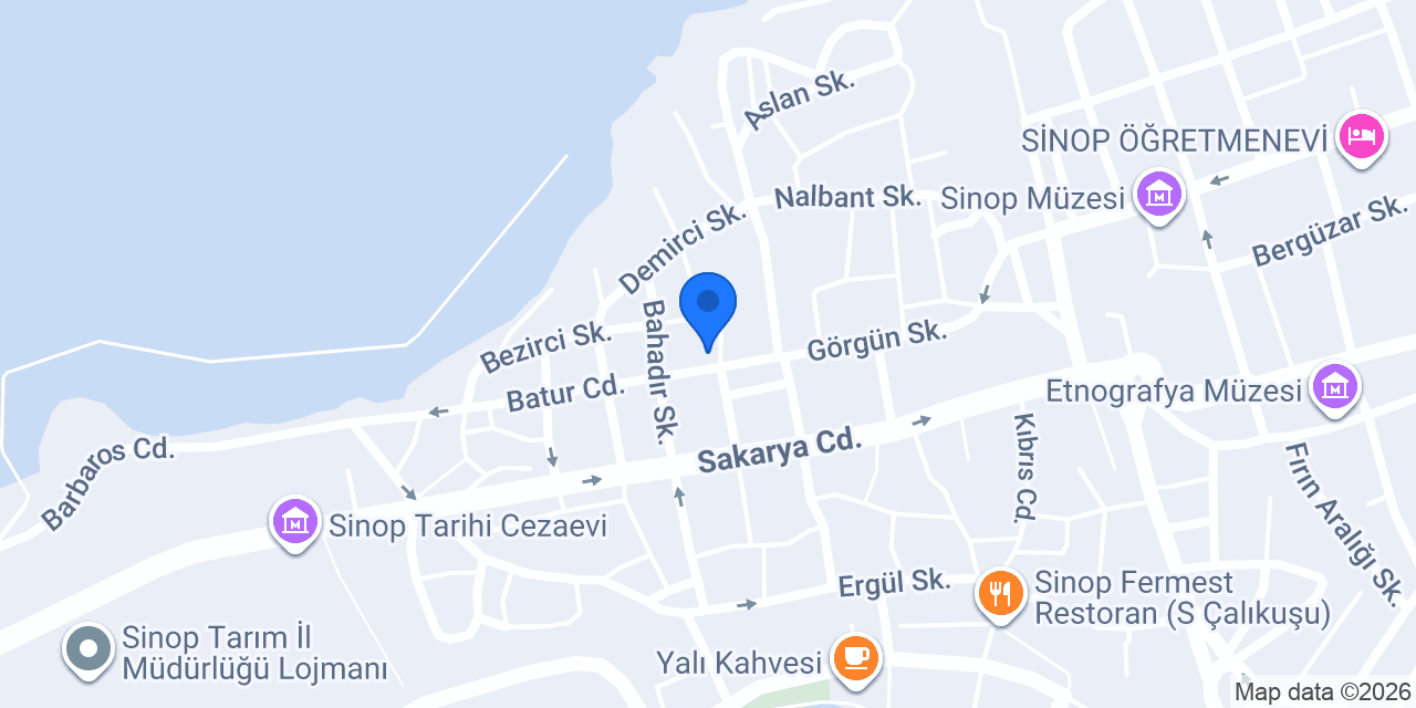 ERSOY VETERİNER KLİNİĞİ konumu