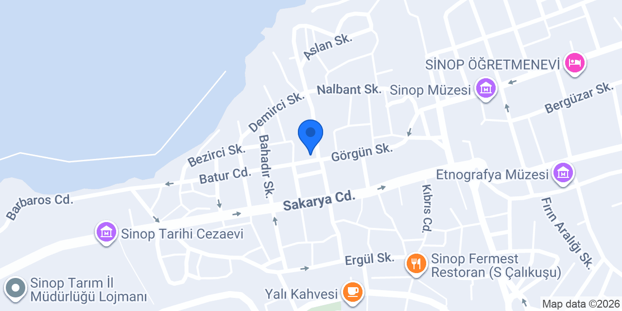 Sinop Özkan Yapı konumu