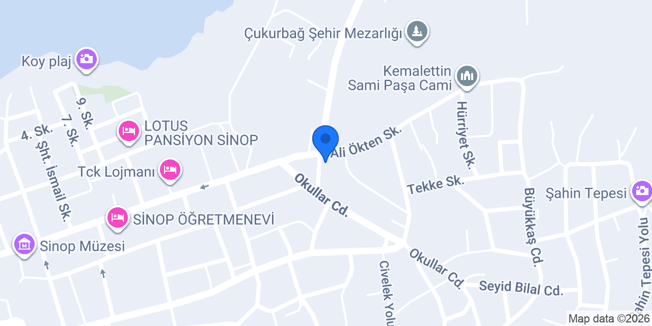 Sinop 1 Nolu Ada Aile Sağlık Mrk. konumu