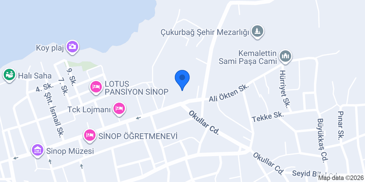 Sinop RAM konumu