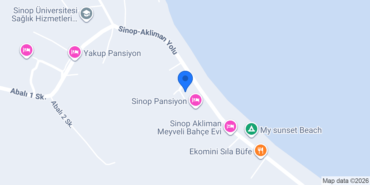Kayaoğlu Pansiyon konumu