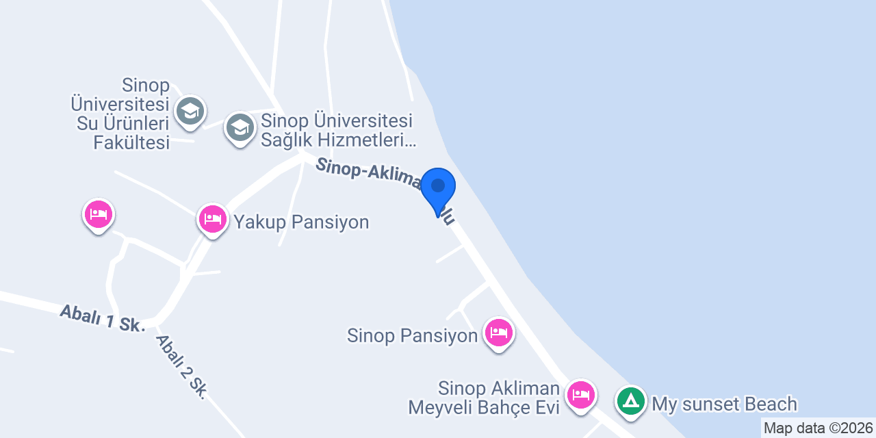 Bahçe Pansiyon konumu