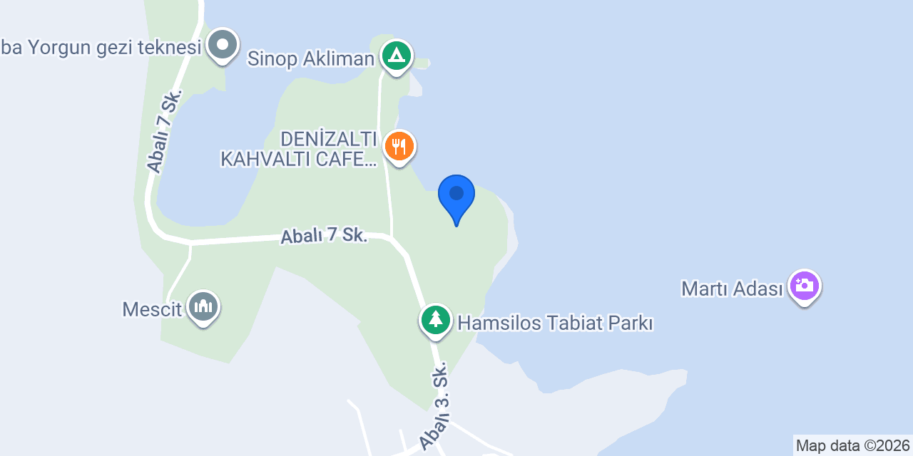 Hamsilos Tabiat Parkı konumu